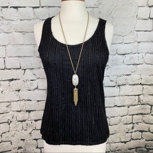 NWT EXPRESS Black Sequence Tank Small